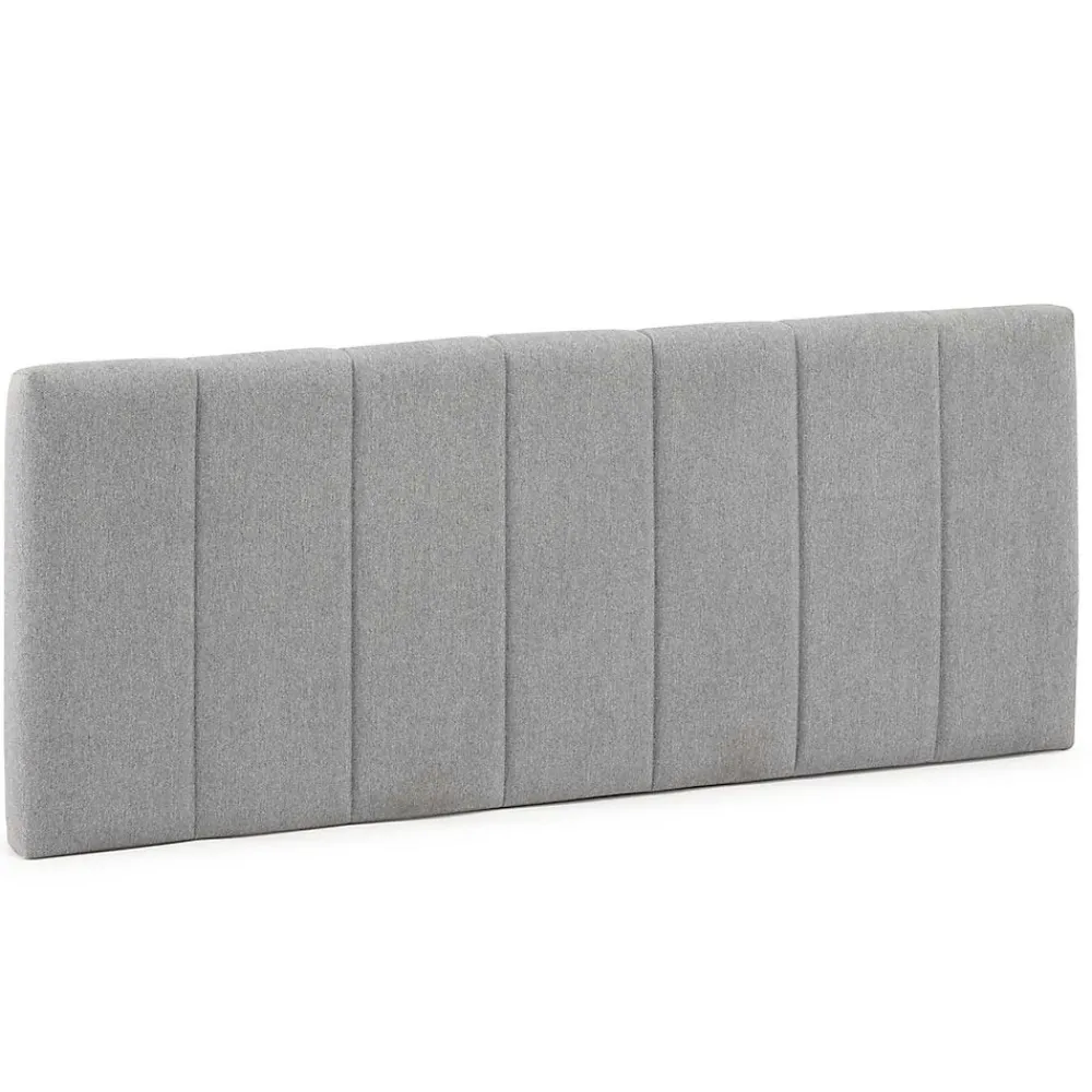 Tête de lit tapissée Creta 160x60 cm Couleur Gris, 8 cm d'épaisseur>Vs Venta-Stock New