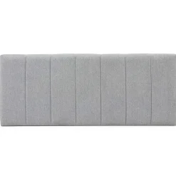 Tête de lit tapissée Creta 160x60 cm Couleur Gris, 8 cm d'épaisseur><noscript><img width=