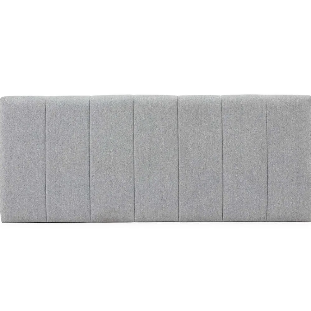 Tête de lit tapissée Creta 160x60 cm Couleur Gris, 8 cm d'épaisseur>Vs Venta-Stock New
