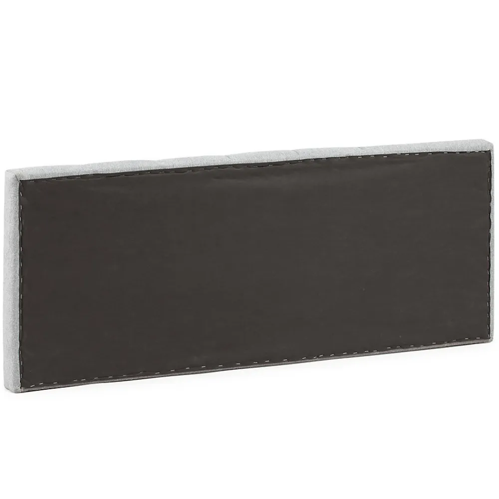 Tête de lit tapissée Creta 160x60 cm Couleur Gris, 8 cm d'épaisseur>Vs Venta-Stock New