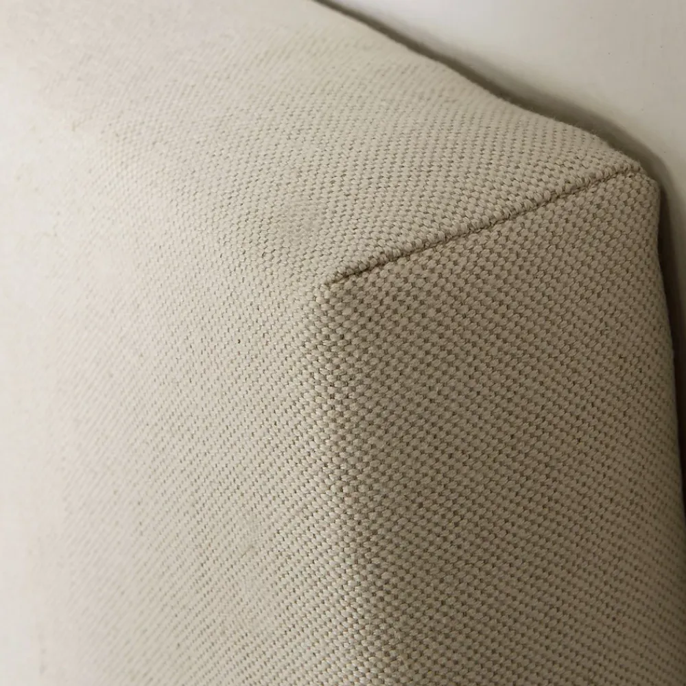Vs Venta-Stock Tête de lit tapissée Tagomago 140x60 cm de Lin Naturel, 8 cm d'épaisseur* Tête De Lit