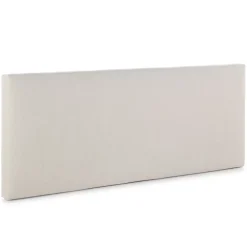 Vs Venta-Stock Tête de lit tapissée Tagomago 140x60 cm de Lin Naturel, 8 cm d'épaisseur* Tête De Lit