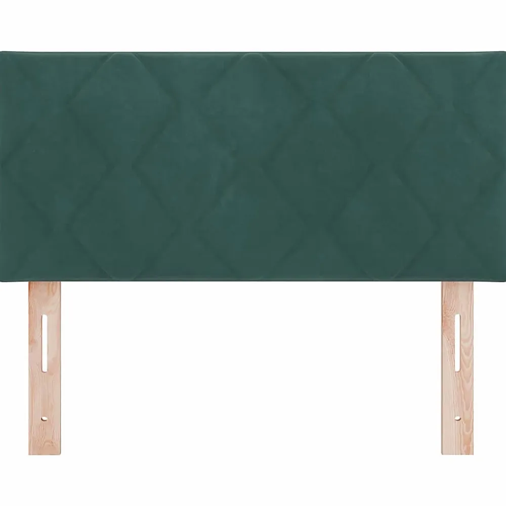Vidaxl Tête de lit Vert foncé 90 cm Velours* Tête De Lit