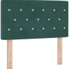 Tête de lit Vert foncé 80 cm Velours>Vidaxl