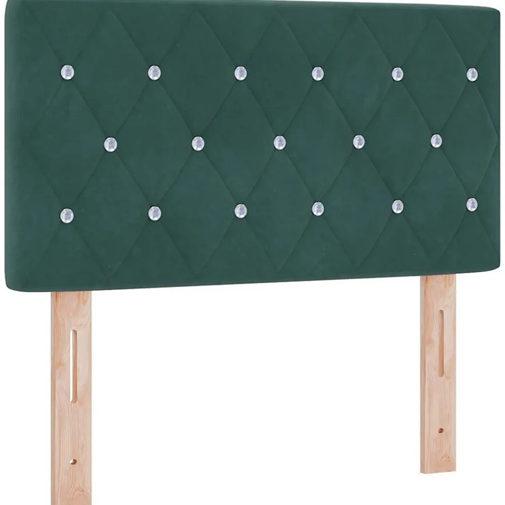 Tête de lit Vert foncé 80 cm Velours>Vidaxl