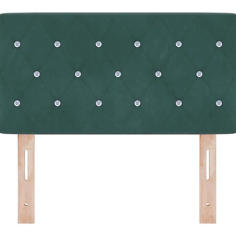 Tête de lit Vert foncé 80 cm Velours>Vidaxl