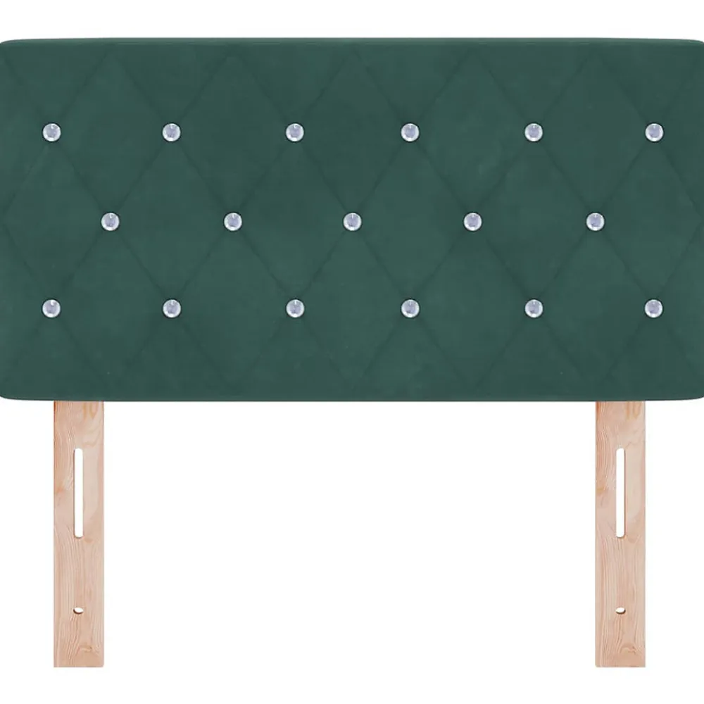 Tête de lit Vert foncé 80 cm Velours>Vidaxl