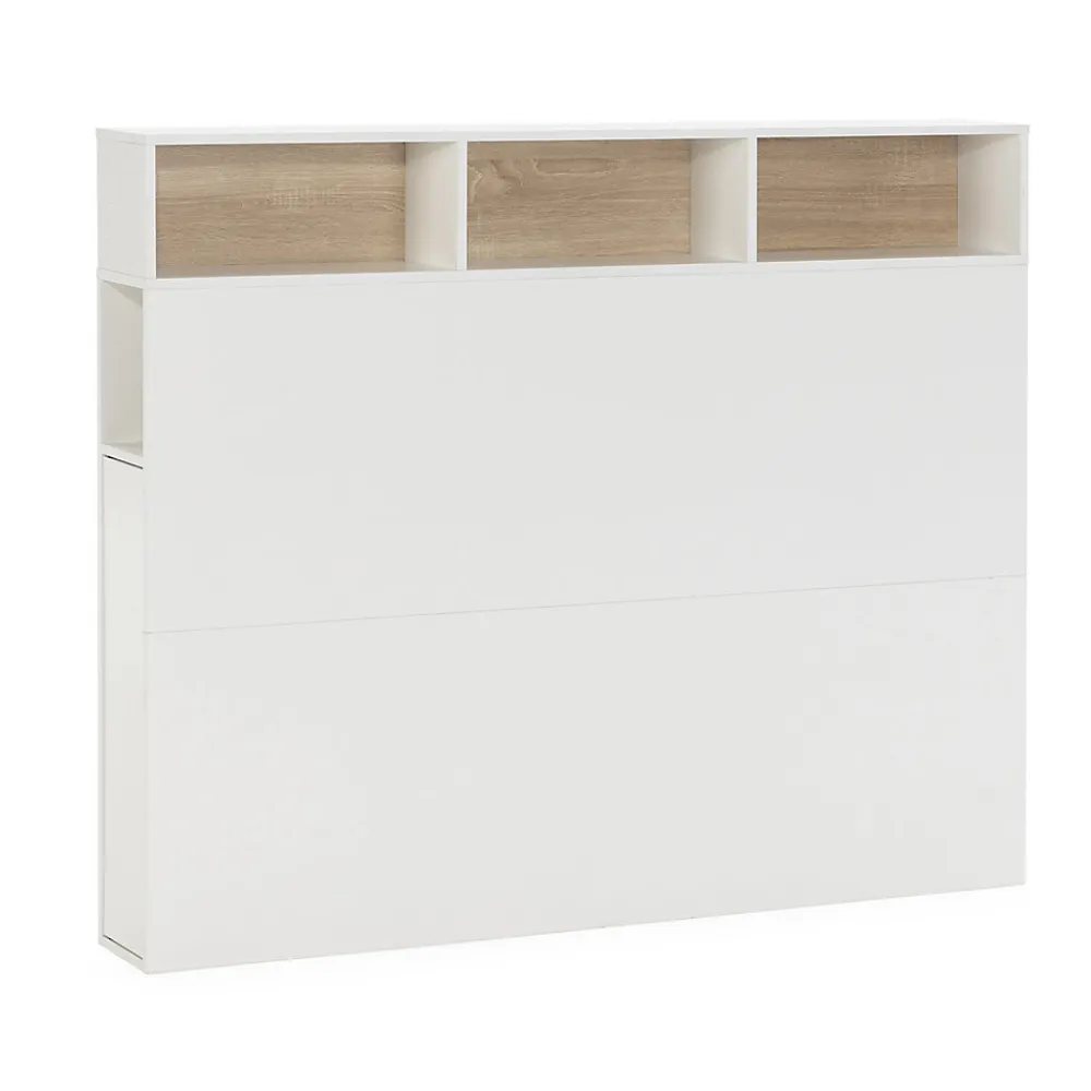 Tête de lit Zeus 165 cm blanc, 2 portes 9 trous>Vs Venta-Stock Outlet