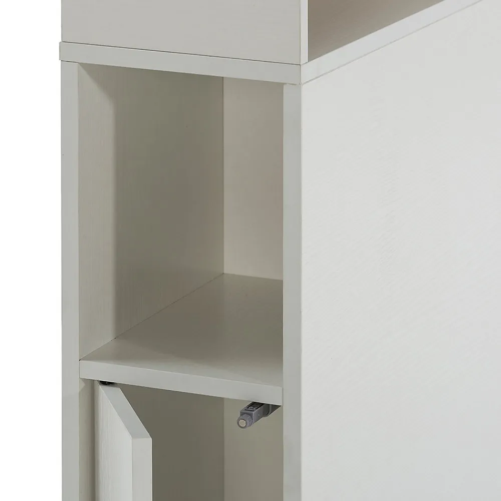 Tête de lit Zeus 165 cm blanc, 2 portes 9 trous>Vs Venta-Stock Outlet