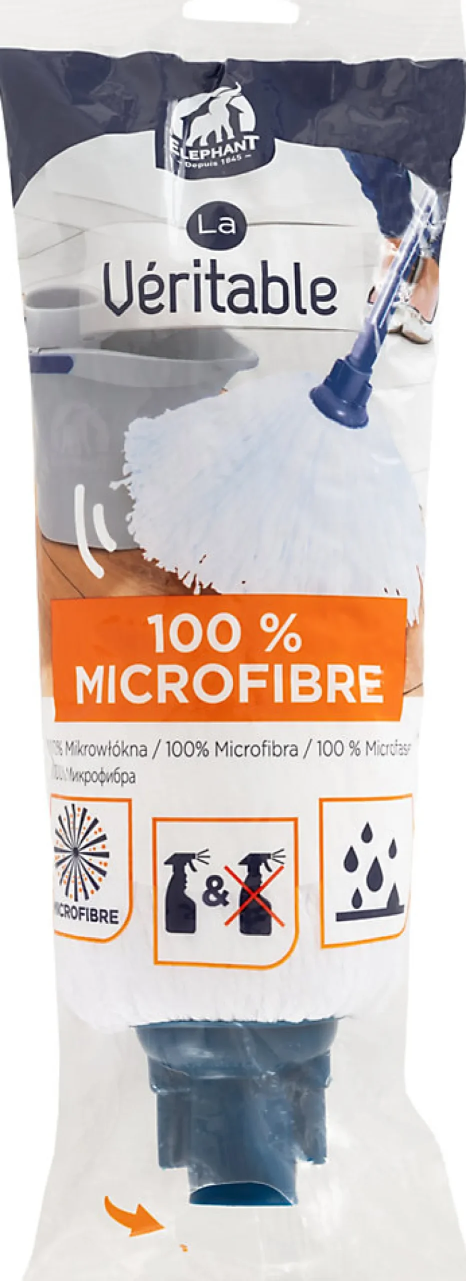 Tête lave-sols 100% microfibre>Elephant Sale