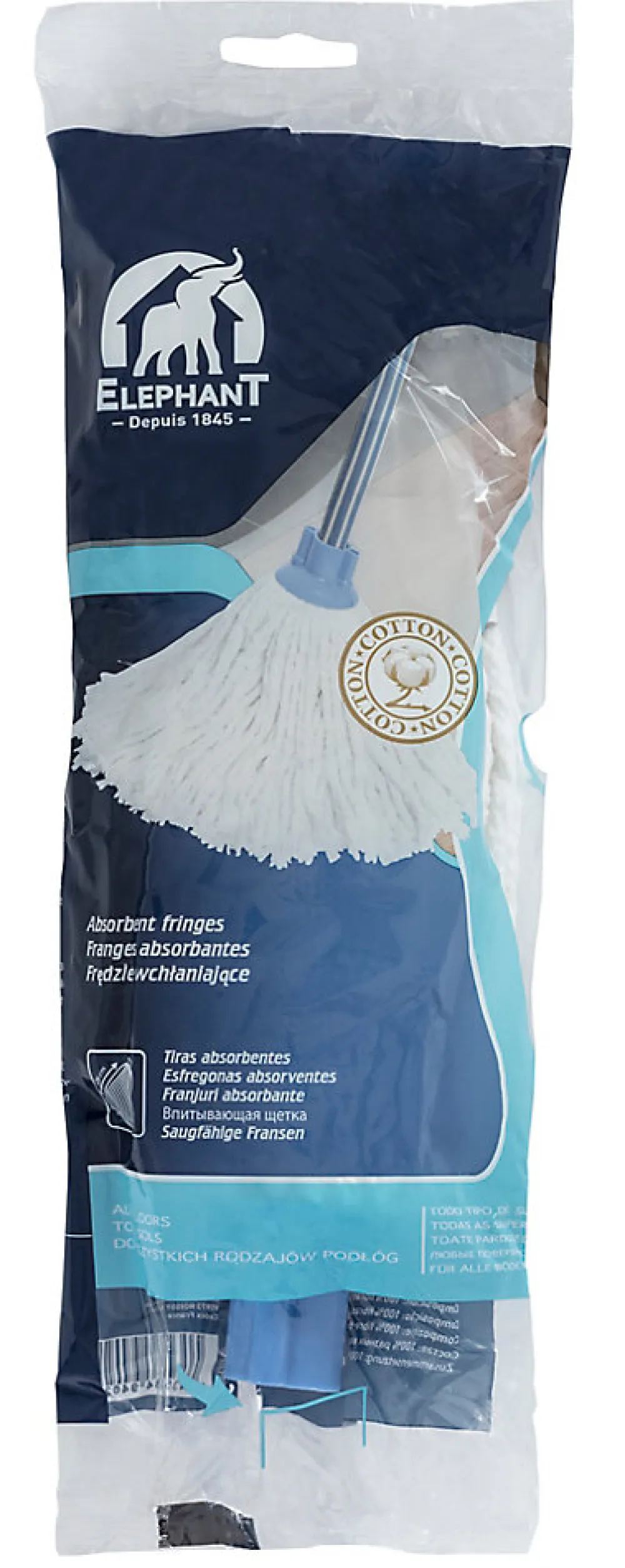 Tête lave-sols coton franges absorbantes>Elephant Online