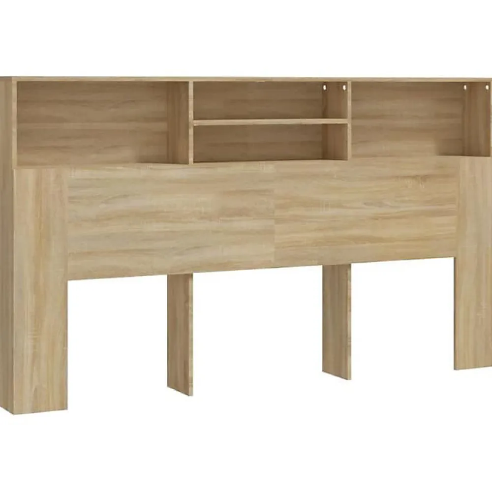 Armoire de tête de lit Chêne sonoma 180x19x103,5 cm 811883>Vidaxl New