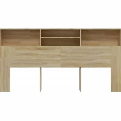 Vidaxl Armoire de tête de lit Chêne sonoma 200x19x103,5 cm 811892* Tête De Lit