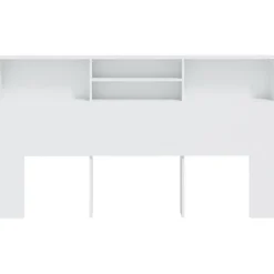 Vidaxl Armoire de tête de lit Blanc 180x19x103,5 cm 811880* Tête De Lit