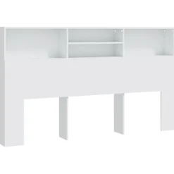 Vidaxl Armoire de tête de lit Blanc 180x19x103,5 cm 811880* Tête De Lit