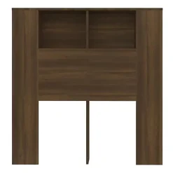 Vidaxl Armoire de tête de lit Chêne marron 100x18,5x104,5 cm 817266.* Tête De Lit