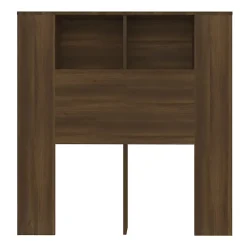 Vidaxl Armoire de tête de lit Chêne marron 100x18,5x104,5 cm 817266.* Tête De Lit