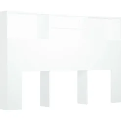 Vidaxl Armoire de tête de lit Blanc 160x19x103,5 cm 811871* Tête De Lit