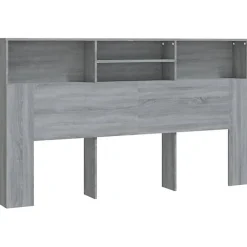 Vidaxl Armoire de tête de lit Sonoma gris 180x19x103,5 cm 817256* Tête De Lit