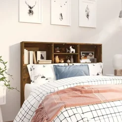 Vidaxl Armoire de tête de lit Chêne marron 100x19x103,5 cm* Tête De Lit