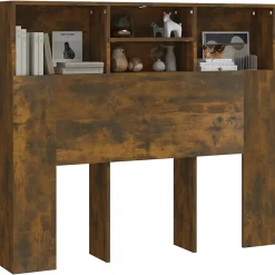 Vidaxl Armoire de tête de lit Chêne marron 100x19x103,5 cm* Tête De Lit