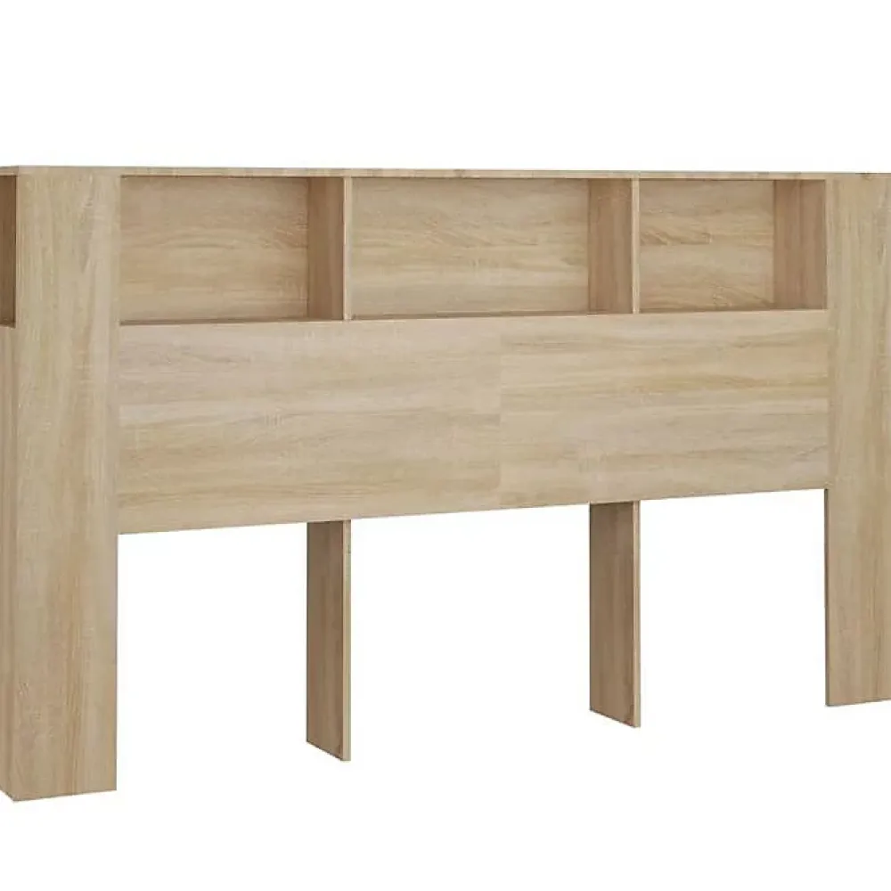 Vidaxl Armoire de Tête de Lit Murale Meuble de Chambre à Coucher Tête de Lit avec Rangement Accessoire de Lit Intérieur 811946* Tête De Lit