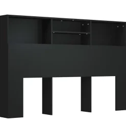 Vidaxl Armoire de tête de lit Noir 160x19x103,5 cm 811872* Tête De Lit
