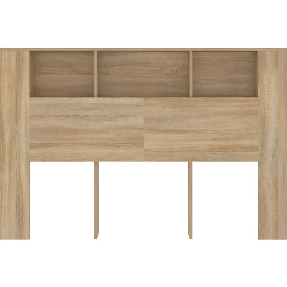 Armoire de tête de lit Chêne sonoma 160x18,5x104,5 cm 811937>Vidaxl Outlet