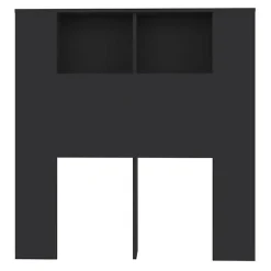 Armoire de tête de lit Noir 100x18,5x104,5 cm 811908><noscript><img width=
