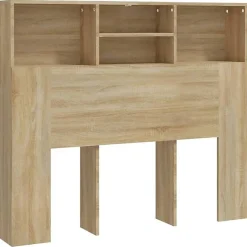 Vidaxl Armoire de tête de lit Noir 120x19x103,5 cm* Tête De Lit