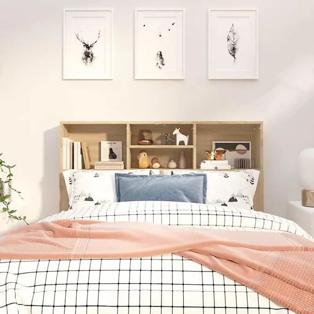 Vidaxl Armoire de tête de lit Noir 120x19x103,5 cm* Tête De Lit