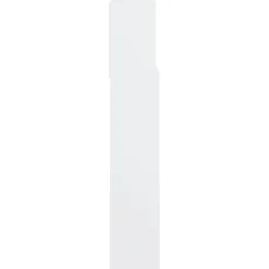 Vidaxl Armoire de tête de lit Blanc 220x19x103,5 cm 811898* Tête De Lit