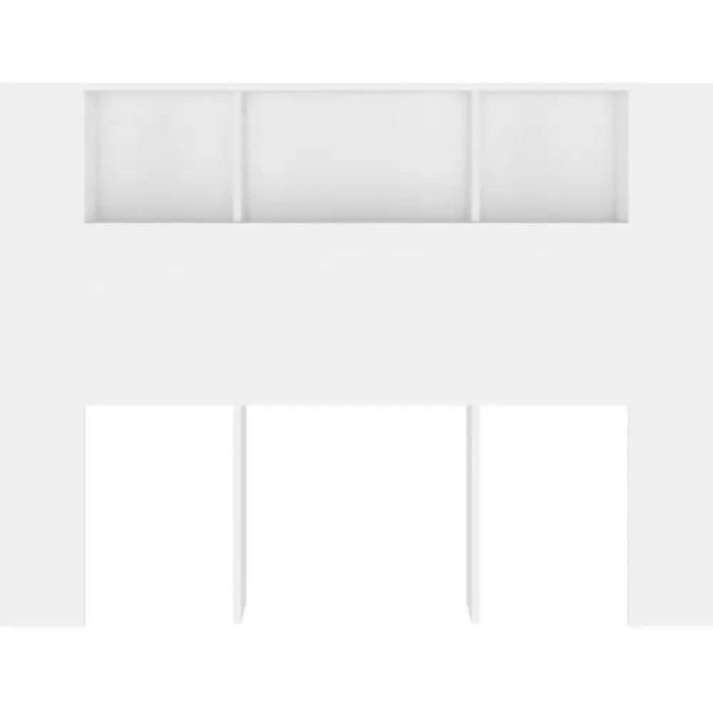 Armoire de tête de lit Blanc 140x18,5x104,5 cm 811925>Vidaxl Online