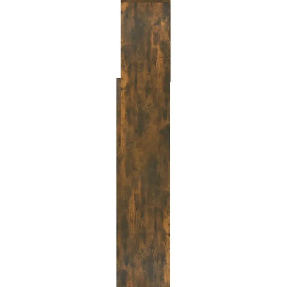 Vidaxl Armoire de tête de lit Chêne fumé 160x19x103,5 cm 817252* Tête De Lit
