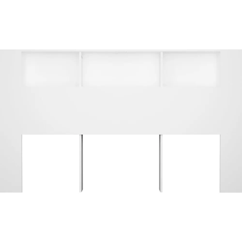 Vidaxl Armoire de tête de lit Blanc 180x18,5x104,5 cm 811943* Tête De Lit