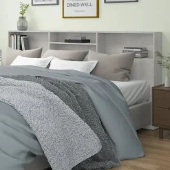 Armoire de tête de lit Gris béton 220x19x103,5 cm 811902>Vidaxl