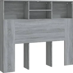 Armoire de tête de lit Chêne fumé 120x19x103,5 cm>Vidaxl Sale