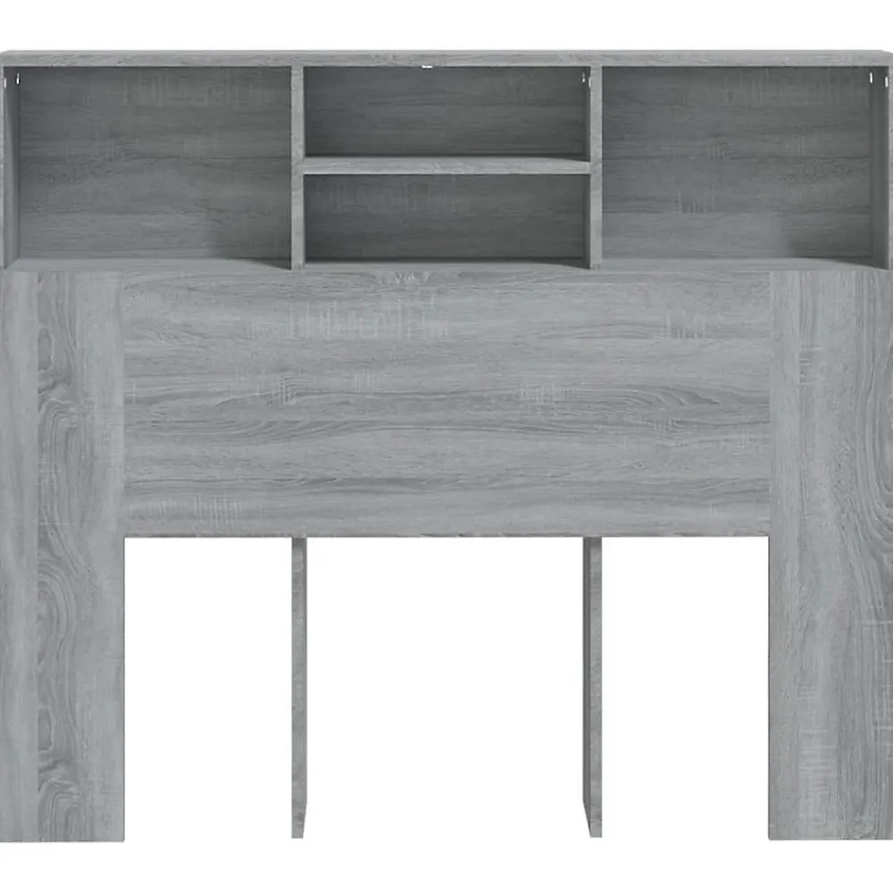 Armoire de tête de lit Chêne fumé 120x19x103,5 cm>Vidaxl Sale