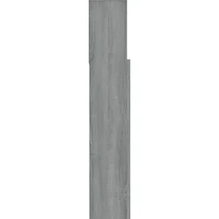 Armoire de tête de lit Chêne fumé 120x19x103,5 cm><noscript><img width=