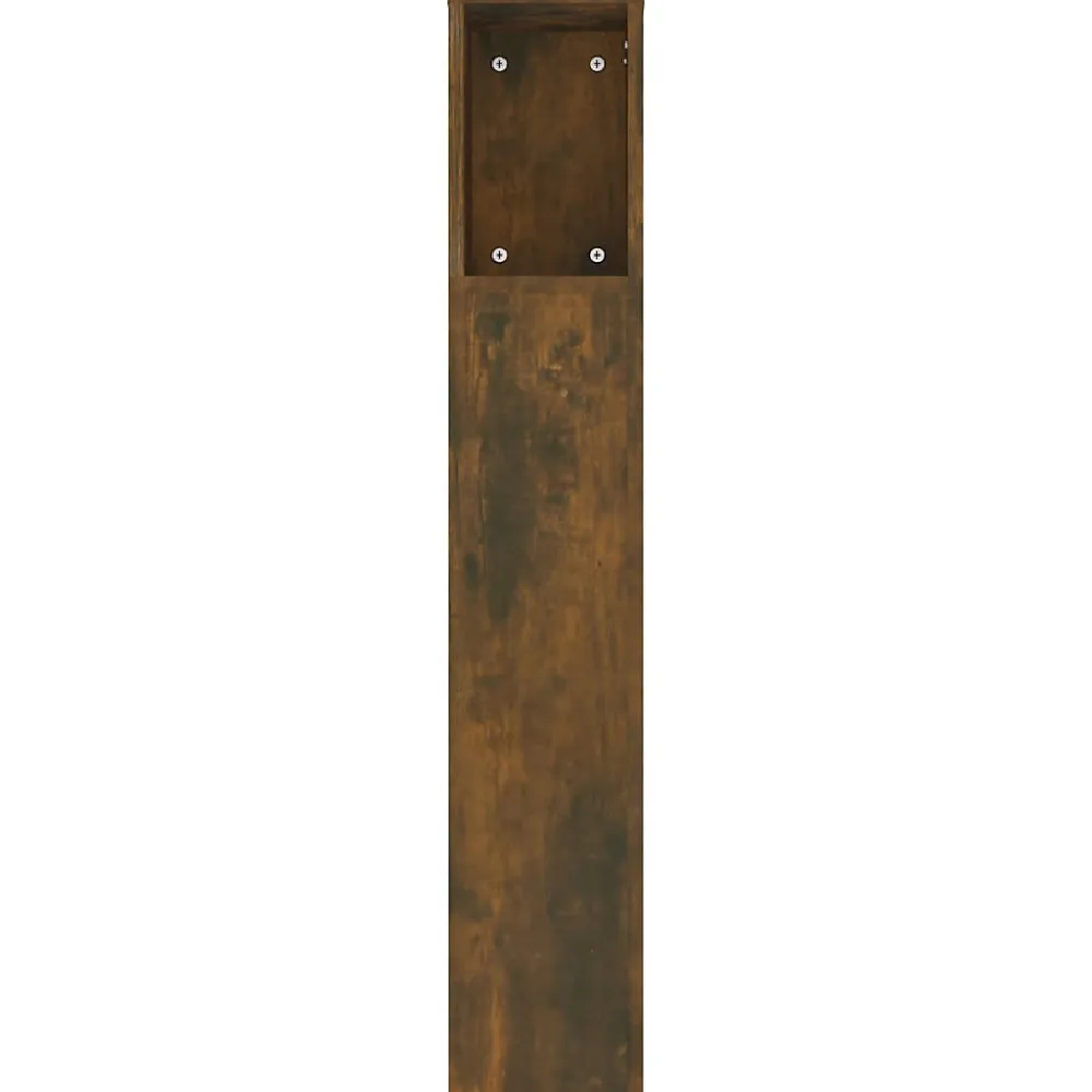 Armoire de tête de lit Chêne fumé 180x18,5x104,5 cm 817276>Vidaxl Outlet