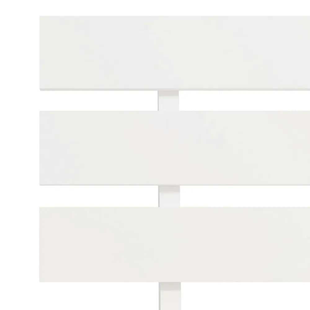 Cadre de lit Blanc Bois de pin massif 90 x 200 cm>Vidaxl New