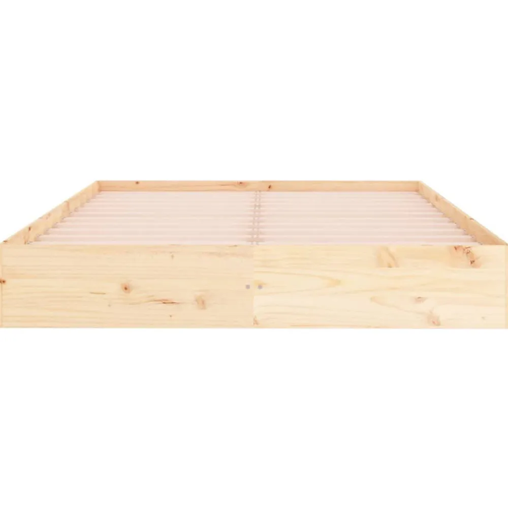 Cadre de lit Bois massif 140x200 cm 820042>Vidaxl Hot