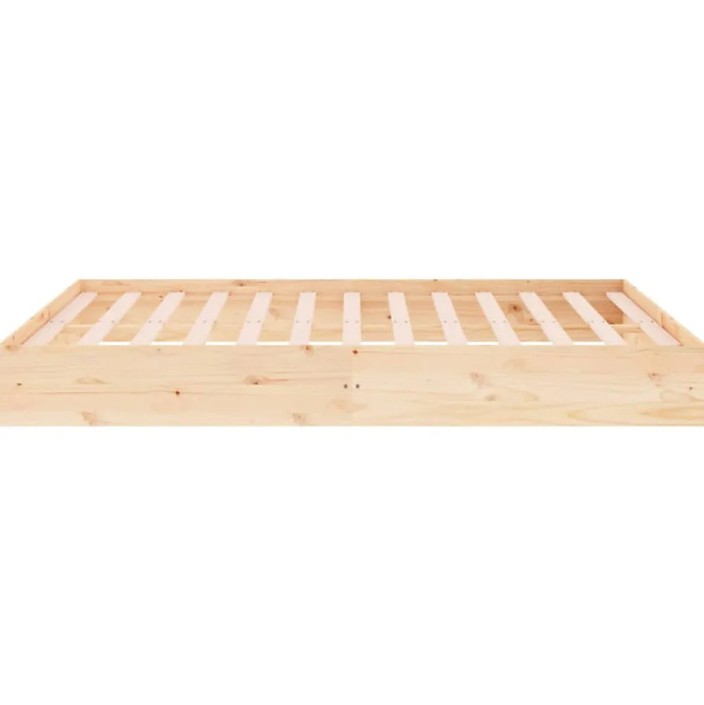 Cadre de lit Bois massif 140x200 cm 820042>Vidaxl Hot