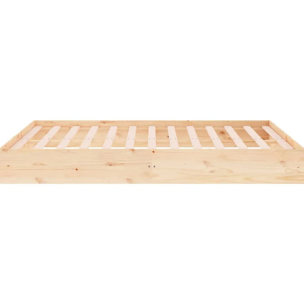 Cadre de lit Bois massif 140x200 cm 820042>Vidaxl Hot