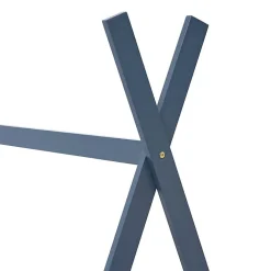 Cadre de lit d'enfant Gris Bois de pin massif 70x140 cm><noscript><img width=