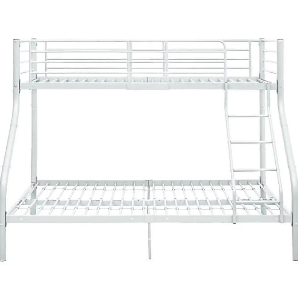 Cadre de lit superposé Blanc Métal 140x200 cm/90x200 cm>Vidaxl Sale