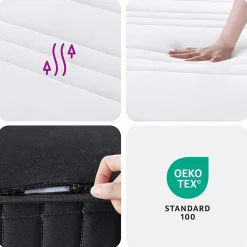 Matelas à ressorts bonnell moyen 140x200 cm 3206379><noscript><img width=