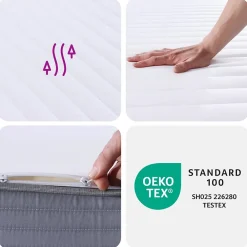 Vidaxl Matelas en mousse moyennement doux 140x190 cm 373010* Matelas