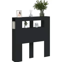 Vidaxl Tête de Lit à LED, Tête de Cadre de Lit, Accessoire de Lit Simple, Meuble de Chambre à Coucher Maison Intérieur, Noir 83733* Tête De Lit