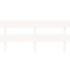 Vidaxl Tête de lit Blanc 184x3x81 cm Bois massif de pin 819086* Tête De Lit